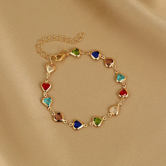 Elegante Armkette/ Armband mit Steinen und Perlen, verschiedene Modelle
